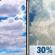 Today: Mostly Cloudy then Chance Showers And Thunderstorms