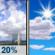 Friday: Slight Chance Showers And Thunderstorms then Mostly Sunny