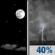 Saturday Night: Mostly Clear then Chance Showers And Thunderstorms