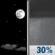 Friday Night: Mostly Clear then Chance Rain Showers