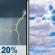 Wednesday: Slight Chance Showers And Thunderstorms then Mostly Cloudy