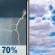 Saturday: Showers And Thunderstorms Likely then Mostly Cloudy